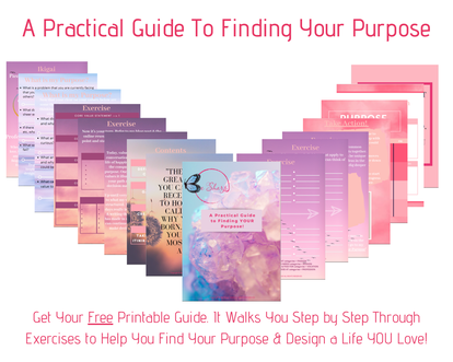 Purpose guide, purpose template, design your life book, design your life pdf, purpose guide pdf, life on purpose, create a life that you love, design your life